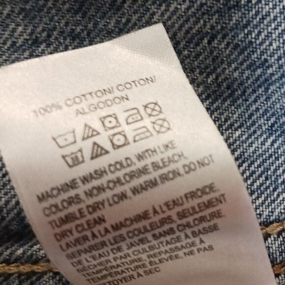 Lucky Brand Women's size S/P Tomboy Trucker Denim Button Jean Jacket - Picture 6 of 10